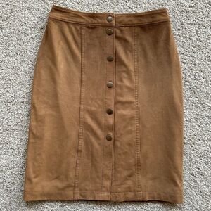 Abercrombie & Fitch | Faux Suede Pencil Skirt